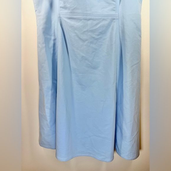 Calvin‎ Klein Women’s Midi Light Blue Sleeveless Sheath Dress Size 12 - Picture 3 of 9